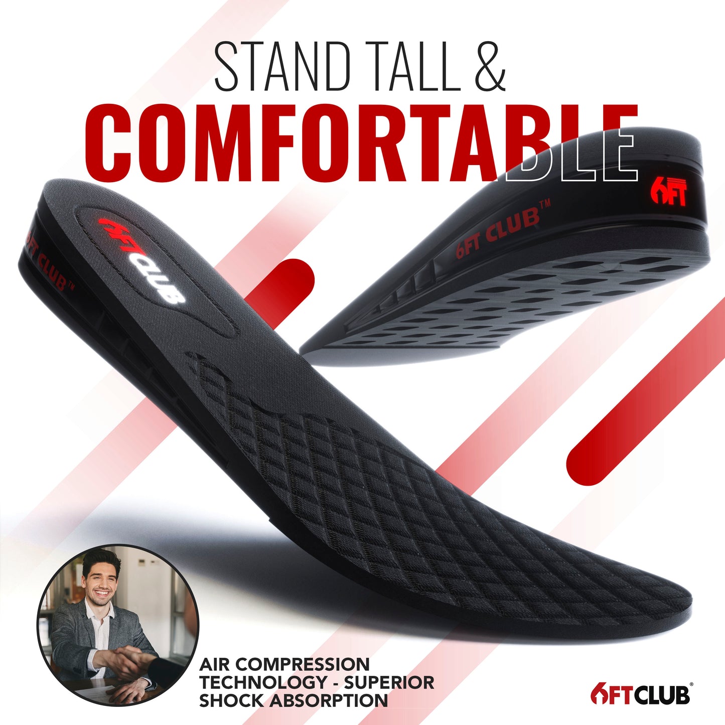 6FT Boost Height Insoles