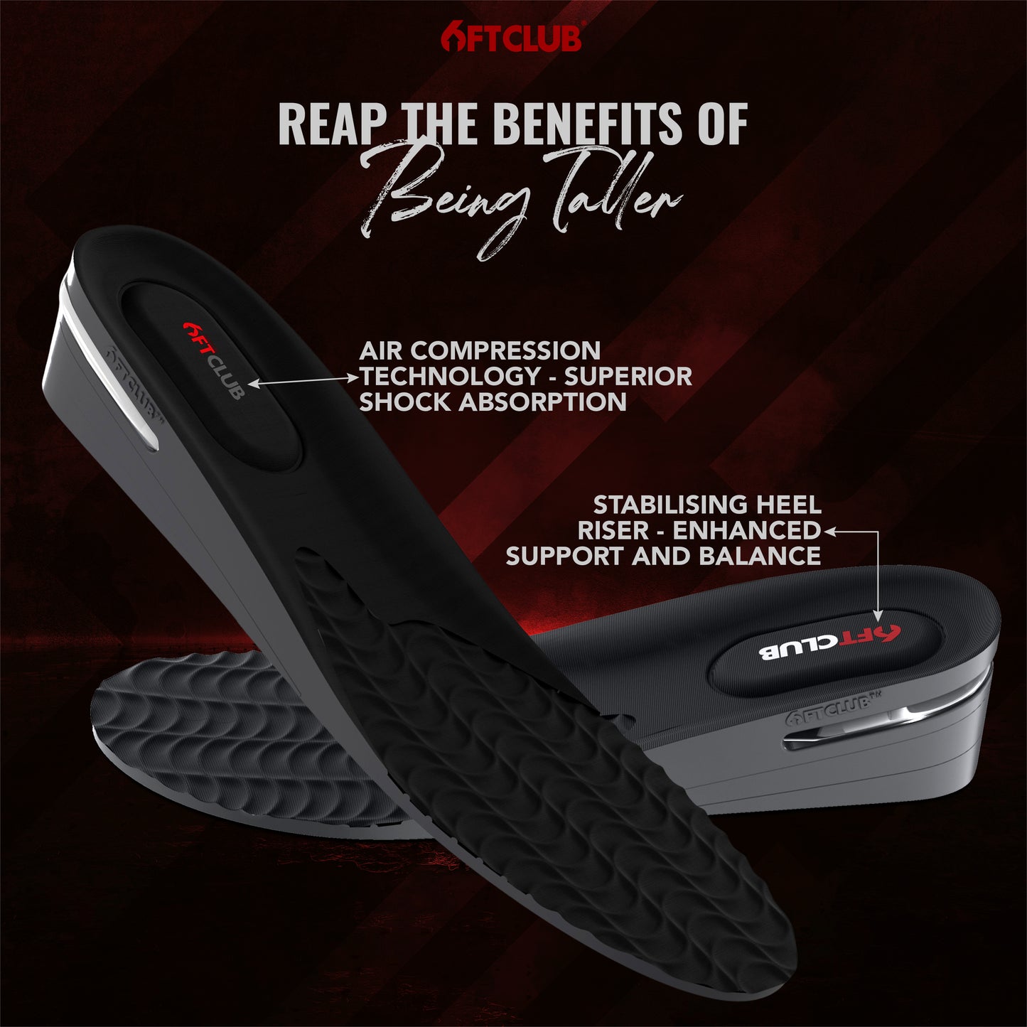6FT Next Level Height Insoles