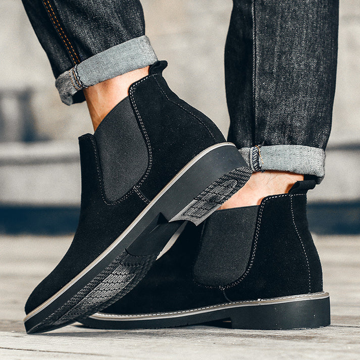 6FT Club Height Increasing Sports Elevator Shoes - Black