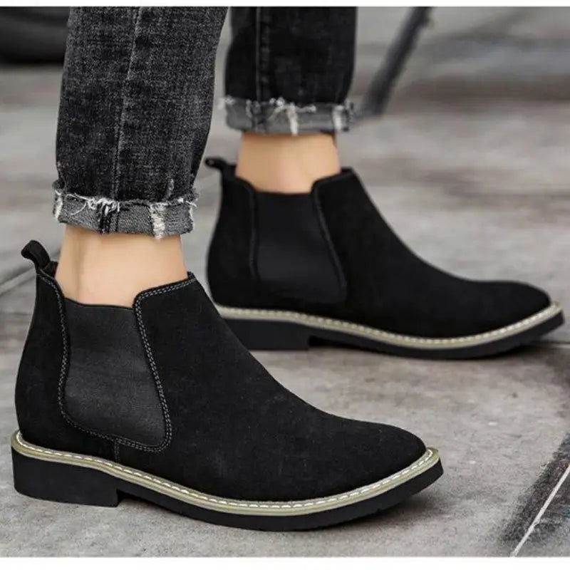 6FT Club Height Increasing Sports Elevator Shoes - Black