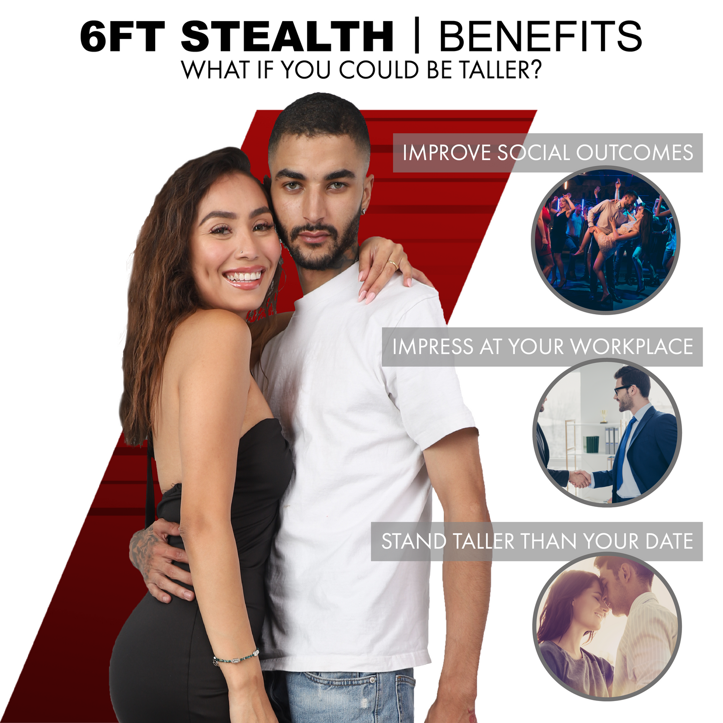 6FT Stealth Height Insoles