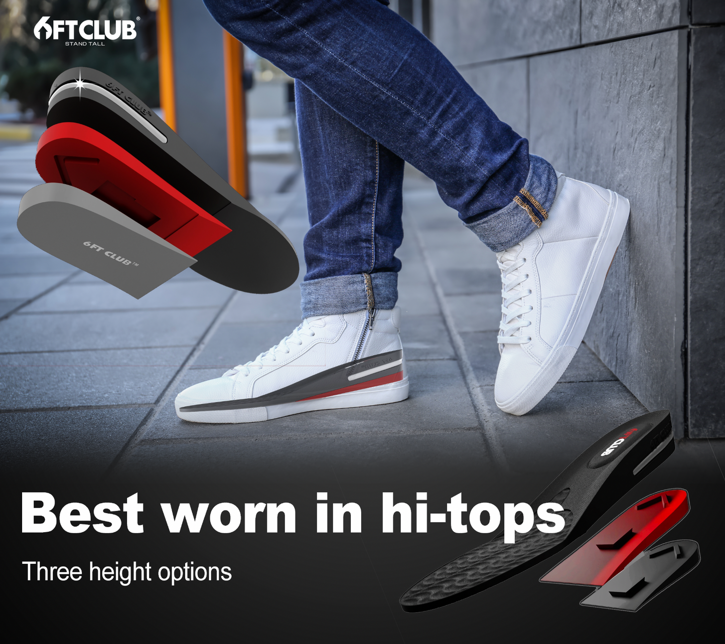 6FT Original Height Insoles
