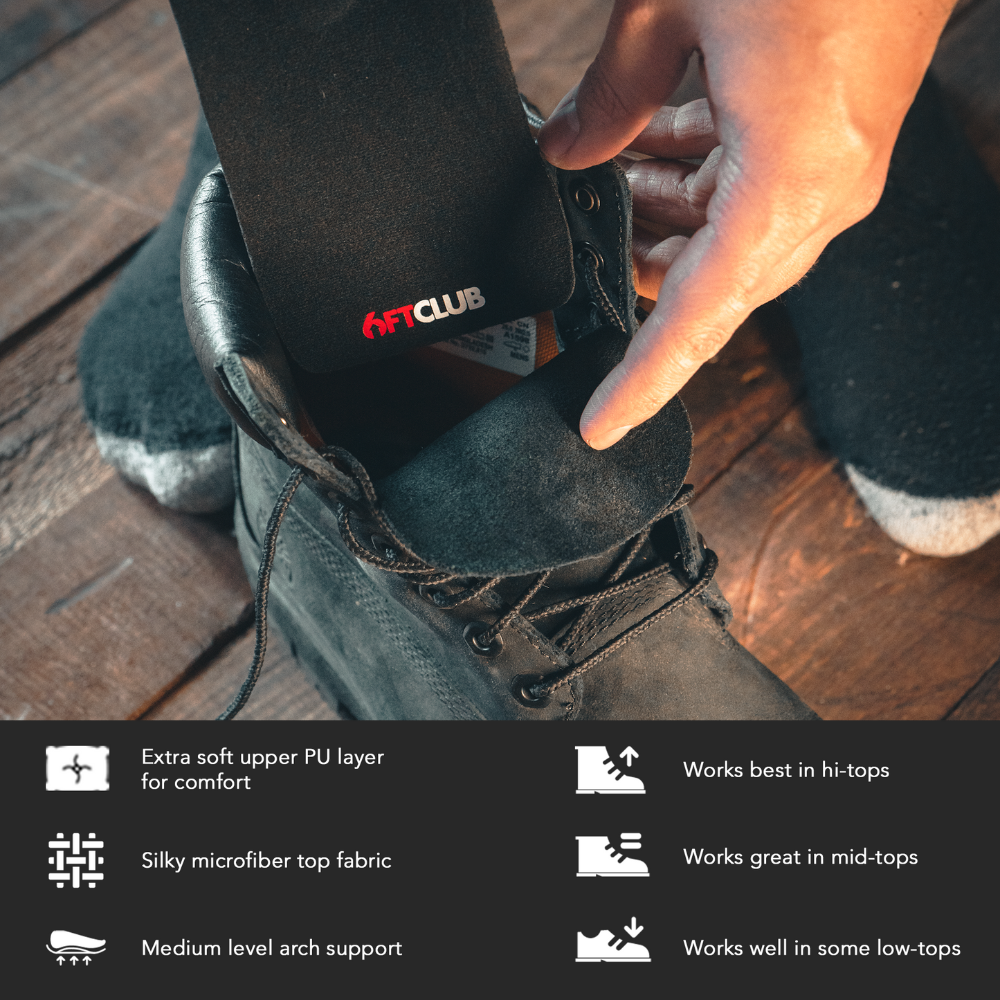 6FT Stealth Height Insoles